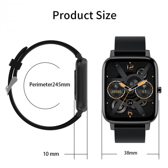 Smart Watch Fitness Tracker with 1.69'' Touch Screen Step Calorie Counter Activity Tracker Watch Supports Heart Rate Blood Pressure Monitor Smart Bracelet Wrist Band Smart Watch Fitness Tracker with 1.69'' Touch Screen Step Calorie Counter Activity Tracker Watch Supports Heart Rate Blood Pressure Monitor Smart Bracelet Wrist Band