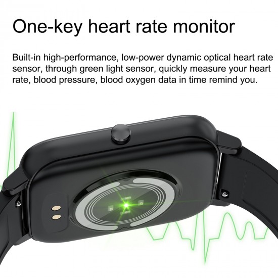 Smart Watch Fitness Tracker with 1.69'' Touch Screen Step Calorie Counter Activity Tracker Watch Supports Heart Rate Blood Pressure Monitor Smart Bracelet Wrist Band Smart Watch Fitness Tracker with 1.69'' Touch Screen Step Calorie Counter Activity Tracker Watch Supports Heart Rate Blood Pressure Monitor Smart Bracelet Wrist Band
