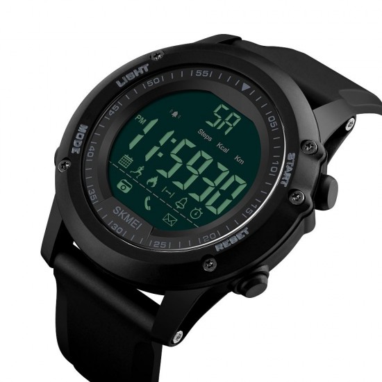 SKMEI Sports Casual Men Smart Watch Intelligent Male Watches 5ATM Water-resistant Call APP Reminder Remote Camera Sports Tracker BT Smart Bracelet SKMEI Sports Casual Men Smart Watch Intelligent Male Watches 5ATM Water-resistant Call APP Reminder Remote Camera Sports Tracker BT Smart Bracelet