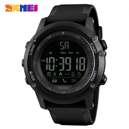 SKMEI Sports Casual Men Smart Watch Intelligent Male Watches 5ATM Water-resistant Call APP Reminder Remote Camera Sports Tracker BT Smart Bracelet SKMEI Sports Casual Men Smart Watch Intelligent Male Watches 5ATM Water-resistant Call APP Reminder Remote Camera Sports Tracker BT Smart Bracelet