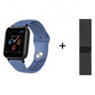 Smart Watch Men Women Full Touch Colorful Screen Silicone Band IP67 Waterproof Call Reminder Steps Counting Sleeping Monitor Heart Rate Blood Pressure Fitness Monitoring Newest Multi-sport Mode Smartwatch