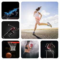 1.54'' Smart Watch with Thermometer Heart Rate Blood Pressure Blood Oxygen Monitoring Secientific Sleep Multi-Sport Mode IP67 Waterproof Fitness Smartwatches for Men Women Compatible with Android/ iOS Support BT 4.0