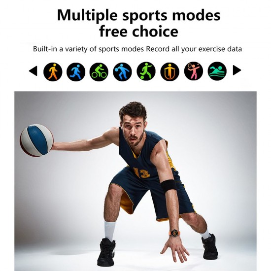 1.3'' Touch Smart Watch Heart Rate Monitoring Sports Watches Blood Pressure Detecting Multi-Sport Mode Scientific Sleep Sedentary Reminder IP67 Waterproof Fitness Tracker Smartwatches Sports Wristband Gifts for Men Women 1.3'' Touch Smart Watch Heart Rate Monitoring Sports Watches Blood Pressure Detecting Multi-Sport Mode Scientific Sleep Sedentary Reminder IP67 Waterproof Fitness Tracker Smartwatches Sports Wristband Gifts for Men Women