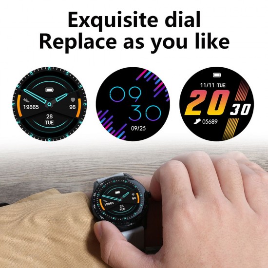 1.3'' Touch Smart Watch Heart Rate Monitoring Sports Watches Blood Pressure Detecting Multi-Sport Mode Scientific Sleep Sedentary Reminder IP67 Waterproof Fitness Tracker Smartwatches Sports Wristband Gifts for Men Women 1.3'' Touch Smart Watch Heart Rate Monitoring Sports Watches Blood Pressure Detecting Multi-Sport Mode Scientific Sleep Sedentary Reminder IP67 Waterproof Fitness Tracker Smartwatches Sports Wristband Gifts for Men Women