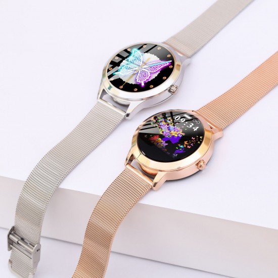 LW07 Female Smart Watch Sports Watch 1.09-Inch TFT Full-Touch Screen BT5.0 Fitness Tracker IP67 Waterproof Sleep/Heart Rate/Blood Pressure Monitor Multiple Sports Mode Notification/Call Reminder Compatible with Android iOS Gold LW07 Female Smart Watch Sports Watch 1.09-Inch TFT Full-Touch Screen BT5.0 Fitness Tracker IP67 Waterproof Sleep/Heart Rate/Blood Pressure Monitor Multiple Sports Mode Notification/Call Reminder Compatible with Android iOS Gold