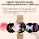 LW07 Female Smart Watch Sports Watch 1.09-Inch TFT Full-Touch Screen BT5.0 Fitness Tracker IP67 Waterproof Sleep/Heart Rate/Blood Pressure Monitor Multiple Sports Mode Notification/Call Reminder Compatible with Android iOS Gold LW07 Female Smart Watch Sports Watch 1.09-Inch TFT Full-Touch Screen BT5.0 Fitness Tracker IP67 Waterproof Sleep/Heart Rate/Blood Pressure Monitor Multiple Sports Mode Notification/Call Reminder Compatible with Android iOS Gold