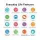 1.28 Inch Smart Watch 260mAh Battery BT Music Call Bracelet Heart Rate Blood Pressure Monitoring Multi-Sport Scientific Sleep Sedentary Reminder IP67 Waterproof Health Sports Wristbands for Men Women 1.28 Inch Smart Watch 260mAh Battery BT Music Call Bracelet Heart Rate Blood Pressure Monitoring Multi-Sport Scientific Sleep Sedentary Reminder IP67 Waterproof Health Sports Wristbands for Men Women