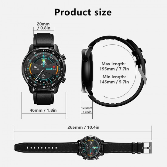 1.28 Inch Smart Watch 260mAh Battery BT Music Call Bracelet Heart Rate Blood Pressure Monitoring Multi-Sport Scientific Sleep Sedentary Reminder IP67 Waterproof Health Sports Wristbands for Men Women 1.28 Inch Smart Watch 260mAh Battery BT Music Call Bracelet Heart Rate Blood Pressure Monitoring Multi-Sport Scientific Sleep Sedentary Reminder IP67 Waterproof Health Sports Wristbands for Men Women