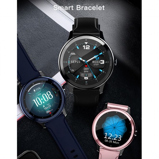 1.28 Inch Smart Watch Fitness Tracker with Blood Pressure & Heart Rate Monitor 24 Sport Modes IP68 Waterproof Full Touchscreen Watch Multifunction Sport Watch with Silicone Strap for Men Women 1.28 Inch Smart Watch Fitness Tracker with Blood Pressure & Heart Rate Monitor 24 Sport Modes IP68 Waterproof Full Touchscreen Watch Multifunction Sport Watch with Silicone Strap for Men Women