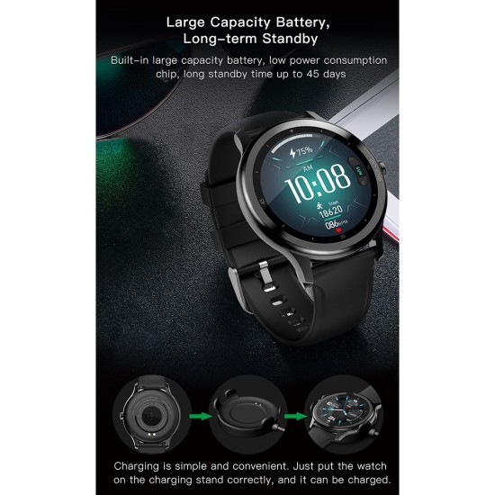 1.28 Inch Smart Watch Fitness Tracker with Blood Pressure & Heart Rate Monitor 24 Sport Modes IP68 Waterproof Full Touchscreen Watch Multifunction Sport Watch with Silicone Strap for Men Women 1.28 Inch Smart Watch Fitness Tracker with Blood Pressure & Heart Rate Monitor 24 Sport Modes IP68 Waterproof Full Touchscreen Watch Multifunction Sport Watch with Silicone Strap for Men Women