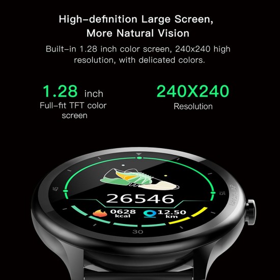 1.28 Inch Smart Watch Fitness Tracker with Blood Pressure & Heart Rate Monitor 24 Sport Modes IP68 Waterproof Full Touchscreen Watch Multifunction Sport Watch with Silicone Strap for Men Women 1.28 Inch Smart Watch Fitness Tracker with Blood Pressure & Heart Rate Monitor 24 Sport Modes IP68 Waterproof Full Touchscreen Watch Multifunction Sport Watch with Silicone Strap for Men Women