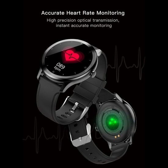 1.28 Inch Smart Watch Fitness Tracker with Blood Pressure & Heart Rate Monitor 24 Sport Modes IP68 Waterproof Full Touchscreen Watch Multifunction Sport Watch with Silicone Strap for Men Women 1.28 Inch Smart Watch Fitness Tracker with Blood Pressure & Heart Rate Monitor 24 Sport Modes IP68 Waterproof Full Touchscreen Watch Multifunction Sport Watch with Silicone Strap for Men Women
