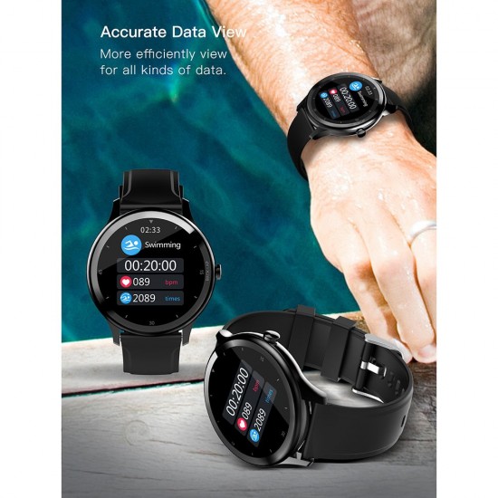 1.28 Inch Smart Watch Fitness Tracker with Blood Pressure & Heart Rate Monitor 24 Sport Modes IP68 Waterproof Full Touchscreen Watch Multifunction Sport Watch with Silicone Strap for Men Women 1.28 Inch Smart Watch Fitness Tracker with Blood Pressure & Heart Rate Monitor 24 Sport Modes IP68 Waterproof Full Touchscreen Watch Multifunction Sport Watch with Silicone Strap for Men Women