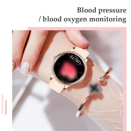 Smart Watch for Women 1.09-inch Touchscreen Heart Rate Blood Pressure Monitoring Secientific Sleep Multi-Sport Modes Remote Camera IP67 Waterproof Elegant Female Fitness Sports Bracelets Smart Wristband Compatible with Android/ iOS Smart Watch for Women 1.09-inch Touchscreen Heart Rate Blood Pressure Monitoring Secientific Sleep Multi-Sport Modes Remote Camera IP67 Waterproof Elegant Female Fitness Sports Bracelets Smart Wristband Compatible with Android/ iOS