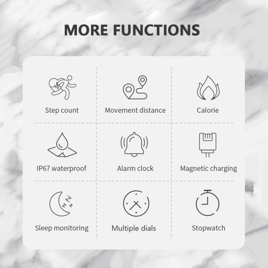 Smart Watch for Women 1.09-inch Touchscreen Heart Rate Blood Pressure Monitoring Secientific Sleep Multi-Sport Modes Remote Camera IP67 Waterproof Elegant Female Fitness Sports Bracelets Smart Wristband Compatible with Android/ iOS Smart Watch for Women 1.09-inch Touchscreen Heart Rate Blood Pressure Monitoring Secientific Sleep Multi-Sport Modes Remote Camera IP67 Waterproof Elegant Female Fitness Sports Bracelets Smart Wristband Compatible with Android/ iOS
