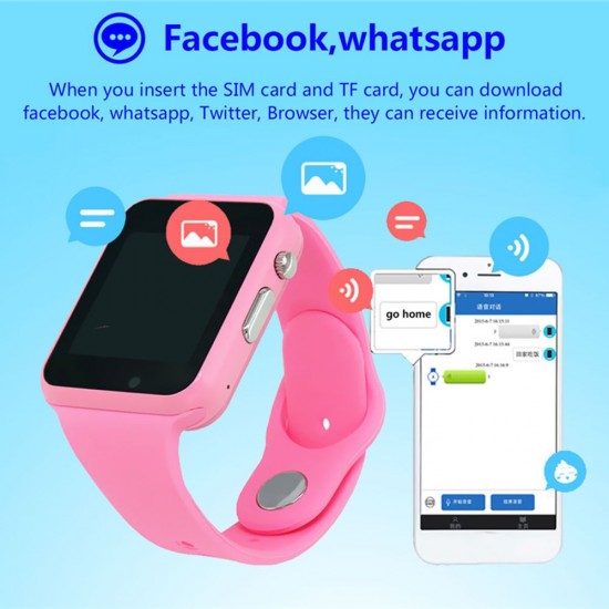 Kids Smart Watch Children Tracker Smartwatch with Camera Anti Lost BT Cell Phone Touch Screen Pedometer Sleep Monitor Calendar Kids Smart Watch Children Tracker Smartwatch with Camera Anti Lost BT Cell Phone Touch Screen Pedometer Sleep Monitor Calendar