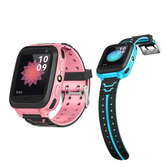 Kids Intelligent Watch with SIM Card Slot 1.44 inch IPX7 Waterproof Touching Screen Children Smartwatch with SOS Call Voice Chat Alarm Clock Compatible for Android and iOS Phone Pink/Blue Kids Intelligent Watch with SIM Card Slot 1.44 inch IPX7 Waterproof Touching Screen Children Smartwatch with SOS Call Voice Chat Alarm Clock Compatible for Android and iOS Phone Pink/Blue