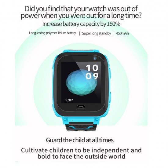 Kids Intelligent Watch with SIM Card Slot 1.44 inch IPX7 Waterproof Touching Screen Children Smartwatch with SOS Call Voice Chat Alarm Clock Compatible for Android and iOS Phone Pink/Blue Kids Intelligent Watch with SIM Card Slot 1.44 inch IPX7 Waterproof Touching Screen Children Smartwatch with SOS Call Voice Chat Alarm Clock Compatible for Android and iOS Phone Pink/Blue