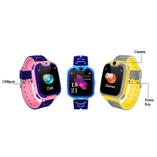 Kids Smart Watch 1.54 inches Touch Screen GPS Tracker SOS Call Game Voice Chat Camera IP65 Waterproof Wristwatch for Boys Girls Gifts Kids Smart Watch 1.54 inches Touch Screen GPS Tracker SOS Call Game Voice Chat Camera IP65 Waterproof Wristwatch for Boys Girls Gifts