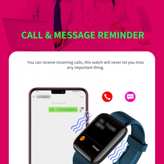 Smart Bracelet with 1.44 Inches TFT Screen Watch Heart Rate Blood Pressure Blood Oxygen Monitoring Multi-Sport Mode BT Watch IP67 Waterproof Two-way Lookup Wristband for Men Women Smart Bracelet with 1.44 Inches TFT Screen Watch Heart Rate Blood Pressure Blood Oxygen Monitoring Multi-Sport Mode BT Watch IP67 Waterproof Two-way Lookup Wristband for Men Women