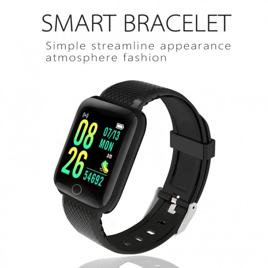 Smart Bracelet with 1.44 Inches TFT Screen Watch Heart Rate Blood Pressure Blood Oxygen Monitoring Multi-Sport Mode BT Watch IP67 Waterproof Two-way Lookup Wristband for Men Women Smart Bracelet with 1.44 Inches TFT Screen Watch Heart Rate Blood Pressure Blood Oxygen Monitoring Multi-Sport Mode BT Watch IP67 Waterproof Two-way Lookup Wristband for Men Women