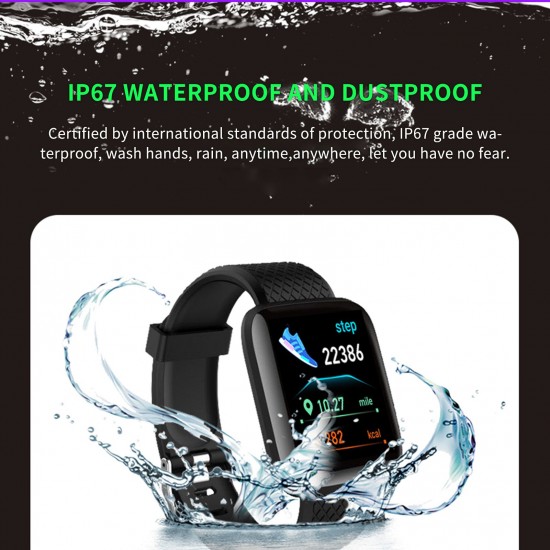 Smart Bracelet with 1.44 Inches TFT Screen Watch Heart Rate Blood Pressure Blood Oxygen Monitoring Multi-Sport Mode BT Watch IP67 Waterproof Two-way Lookup Wristband for Men Women Smart Bracelet with 1.44 Inches TFT Screen Watch Heart Rate Blood Pressure Blood Oxygen Monitoring Multi-Sport Mode BT Watch IP67 Waterproof Two-way Lookup Wristband for Men Women