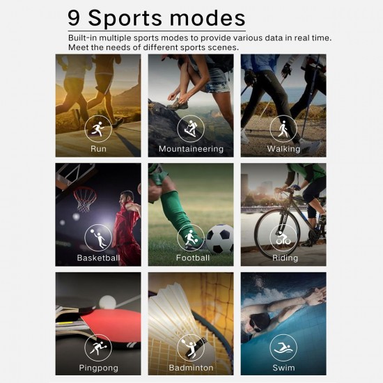Smart Watch Men Women Full Touch Colorful Screen Silicone Band IP67 Waterproof Call Reminder Steps Counting Sleeping Monitor Heart Rate Blood Pressure Fitness Monitoring Newest Multi-sport Mode Smartwatch Smart Watch Men Women Full Touch Colorful Screen Silicone Band IP67 Waterproof Call Reminder Steps Counting Sleeping Monitor Heart Rate Blood Pressure Fitness Monitoring Newest Multi-sport Mode Smartwatch