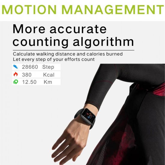 Smart Watch Men Women Full Touch Colorful Screen Silicone Band IP67 Waterproof Call Reminder Steps Counting Sleeping Monitor Heart Rate Blood Pressure Fitness Monitoring Newest Multi-sport Mode Smartwatch Smart Watch Men Women Full Touch Colorful Screen Silicone Band IP67 Waterproof Call Reminder Steps Counting Sleeping Monitor Heart Rate Blood Pressure Fitness Monitoring Newest Multi-sport Mode Smartwatch