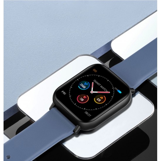 Smart Watch Men Women Full Touch Colorful Screen Silicone Band IP67 Waterproof Call Reminder Steps Counting Sleeping Monitor Heart Rate Blood Pressure Fitness Monitoring Newest Multi-sport Mode Smartwatch Smart Watch Men Women Full Touch Colorful Screen Silicone Band IP67 Waterproof Call Reminder Steps Counting Sleeping Monitor Heart Rate Blood Pressure Fitness Monitoring Newest Multi-sport Mode Smartwatch