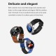 WB03 Smart Watch 1.3-Inch IPS Full-Touch Screen BT5.0 Fitness Tracker IP68 Waterproof Sleep/Heart Rate Monitor Multiple Sports Mode Notification/Call/Sedentary Reminder Remote Camera Compatible with Android iOS Black Black Silicone Strap