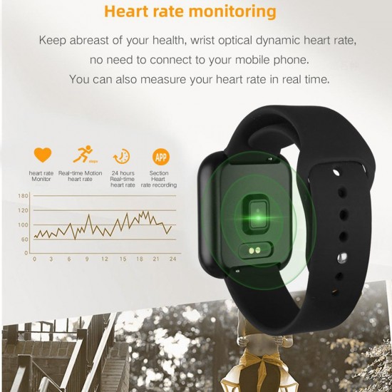 P70 Smart Bracelet Fashion Sports Watch 1.3'' IPS Single-touch Screen IP68 Waterproof Fitness Tracker Sleep/Heart Rate/Blood Pressure Monitor Long Standby Smartwatch for Men Women P70 Smart Bracelet Fashion Sports Watch 1.3'' IPS Single-touch Screen IP68 Waterproof Fitness Tracker Sleep/Heart Rate/Blood Pressure Monitor Long Standby Smartwatch for Men Women