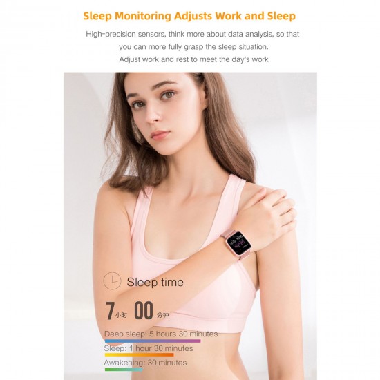 P70 Smart Bracelet Fashion Sports Watch 1.3'' IPS Single-touch Screen IP68 Waterproof Fitness Tracker Sleep/Heart Rate/Blood Pressure Monitor Long Standby Smartwatch for Men Women P70 Smart Bracelet Fashion Sports Watch 1.3'' IPS Single-touch Screen IP68 Waterproof Fitness Tracker Sleep/Heart Rate/Blood Pressure Monitor Long Standby Smartwatch for Men Women