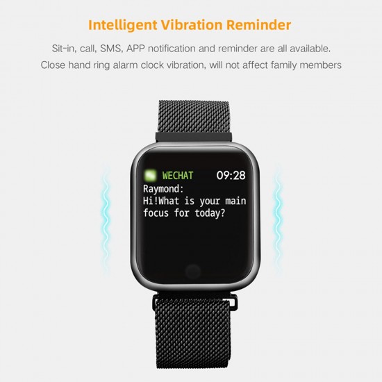 P70 Smart Bracelet Fashion Sports Watch 1.3'' IPS Single-touch Screen IP68 Waterproof Fitness Tracker Sleep/Heart Rate/Blood Pressure Monitor Long Standby Smartwatch for Men Women P70 Smart Bracelet Fashion Sports Watch 1.3'' IPS Single-touch Screen IP68 Waterproof Fitness Tracker Sleep/Heart Rate/Blood Pressure Monitor Long Standby Smartwatch for Men Women