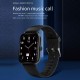 A20 PRO Smart Sports Watch 1.69'' IPS Full-touch Screen BT Call Local Massive Music Body Temperature Monitor Long Standby Split-screen Task Intelligent Encryption Multi-theme Styles One-click Recording
