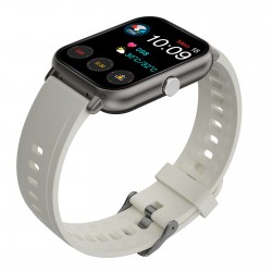 A20 PRO Smart Sports Watch 1.69'' IPS Full-touch Screen BT Call Local Massive Music Body Temperature Monitor Long Standby Split-screen Task Intelligent Encryption Multi-theme Styles One-click Recording