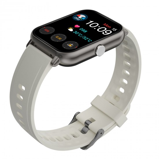 A20 PRO Smart Sports Watch 1.69'' IPS Full-touch Screen BT Call Local Massive Music Body Temperature Monitor Long Standby Split-screen Task Intelligent Encryption Multi-theme Styles One-click Recording