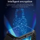 A20 PRO Smart Sports Watch 1.69'' IPS Full-touch Screen BT Call Local Massive Music Body Temperature Monitor Long Standby Split-screen Task Intelligent Encryption Multi-theme Styles One-click Recording