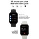 A20 PRO Smart Sports Watch 1.69'' IPS Full-touch Screen BT Call Local Massive Music Body Temperature Monitor Long Standby Split-screen Task Intelligent Encryption Multi-theme Styles One-click Recording