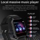A20 PRO Smart Sports Watch 1.69'' IPS Full-touch Screen BT Call Local Massive Music Body Temperature Monitor Long Standby Split-screen Task Intelligent Encryption Multi-theme Styles One-click Recording