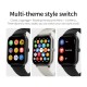 A20 PRO Smart Sports Watch 1.69'' IPS Full-touch Screen BT Call Local Massive Music Body Temperature Monitor Long Standby Split-screen Task Intelligent Encryption Multi-theme Styles One-click Recording