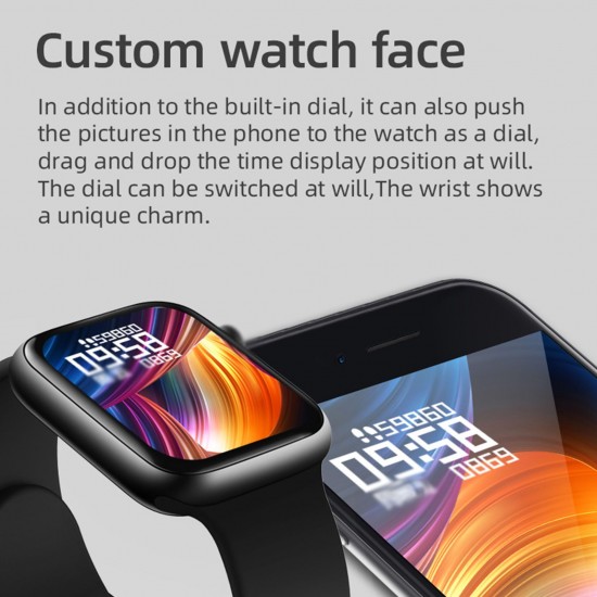 X8 Intelligent BT Watch 1.54in Color Screen Waterproof Watch Step Counting Heart Rate Sleep Quality Monitoring Multiple Sports Mode Fitness Watch