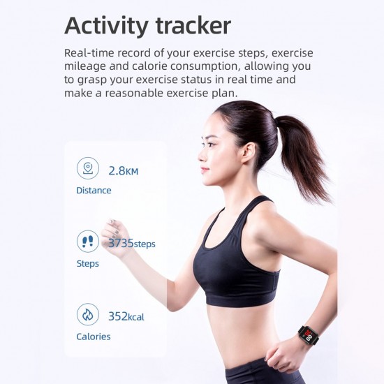 X8 Intelligent BT Watch 1.54in Color Screen Waterproof Watch Step Counting Heart Rate Sleep Quality Monitoring Multiple Sports Mode Fitness Watch