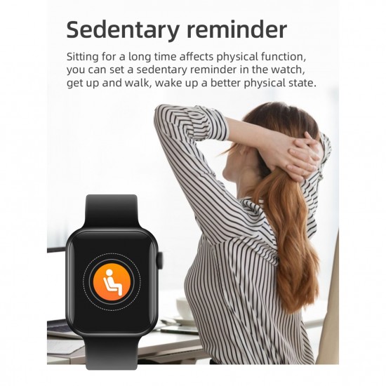 X8 Intelligent BT Watch 1.54in Color Screen Waterproof Watch Step Counting Heart Rate Sleep Quality Monitoring Multiple Sports Mode Fitness Watch