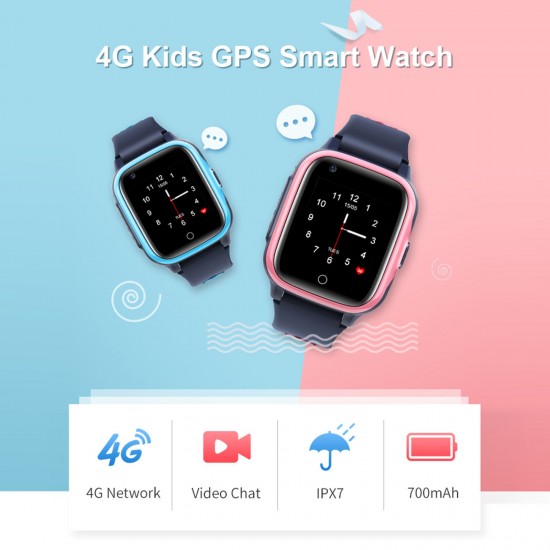 LT41 4G Kids Smart Phone Call Watch Video Chat LBS GPS SOS WiFi Monitor Camera IPx7 Waterproof Clock Child Voice Chat Baby Smartwatch With SIM Card Slot LT41 4G Kids Smart Phone Call Watch Video Chat LBS GPS SOS WiFi Monitor Camera IPx7 Waterproof Clock Child Voice Chat Baby Smartwatch With SIM Card Slot
