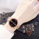 Women Fashion Elegant Luxury Starry Sky Quartz Watch Lady Magnetic Band Jewelry Wristwatch