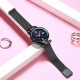 Women Fashion Elegant Luxury Starry Sky Quartz Watch Lady Magnetic Band Jewelry Wristwatch