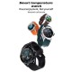 Multi-function Large Screen Waterproof Intelligent Watch BT Call Message Reminder Sport Record Health Monitor (Black)