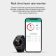 Multi-function Large Screen Waterproof Intelligent Watch BT Call Message Reminder Sport Record Health Monitor (Black)