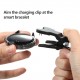 Multi-function Large Screen Waterproof Intelligent Watch BT Call Message Reminder Sport Record Health Monitor (Black)