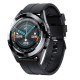 Multi-function Large Screen Waterproof Intelligent Watch BT Call Message Reminder Sport Record Health Monitor (Black)